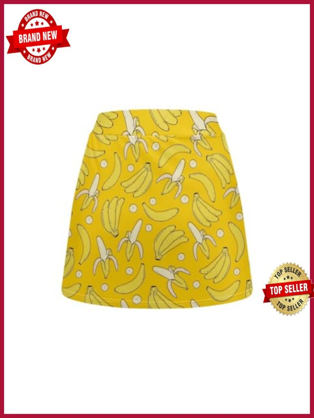 High Waisted Tennis Skort with Pockets XS-3XL - Picture 5 of 5